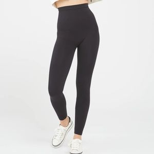 Spanx black look at me now high waisted rise leggings M medium